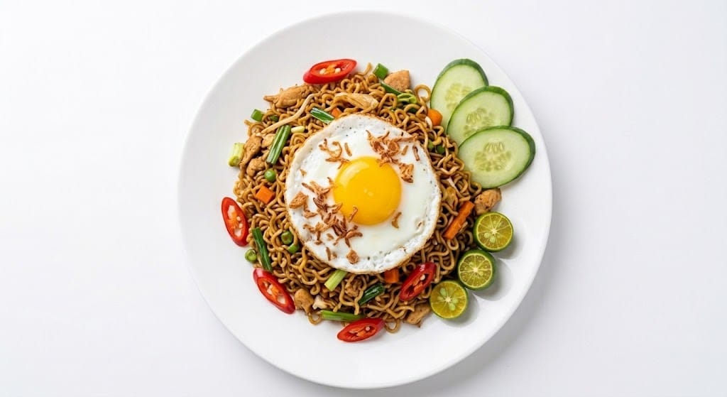 Maggi Goreng Telur Mata